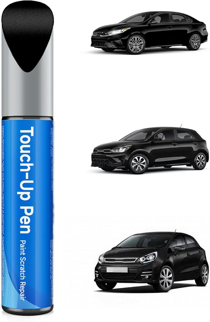 Touch Up Paint Compatible with Kia Exact Match Touch Up Paint Car Scratch Repair (Fusion Black（FSB）)