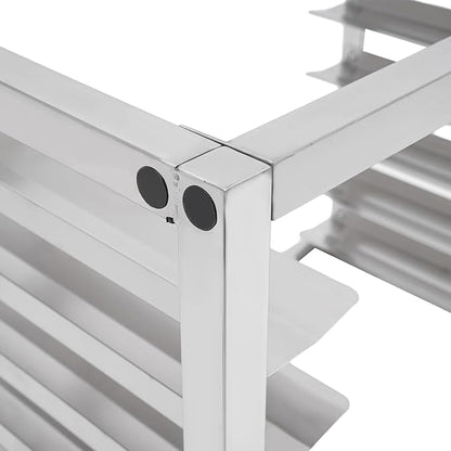 5 Tier Bun Pan Rack, Aluminum Bakery Rack