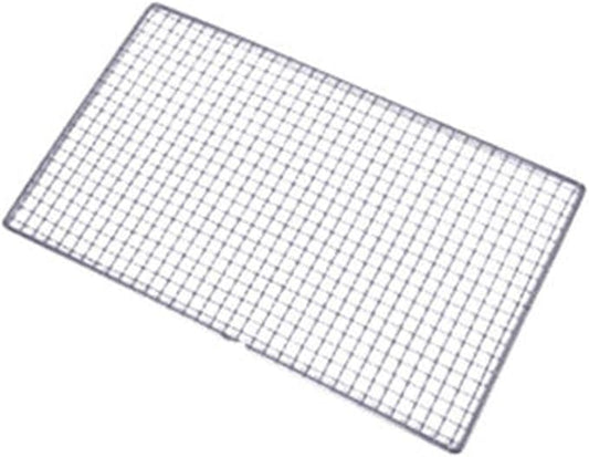 GEZICHTA Carbon Baking Mesh Mats, Barbecue Grill Net - Stainless Steel Cross Wire, 2540cm for Outdoor Picnic, BBQ
