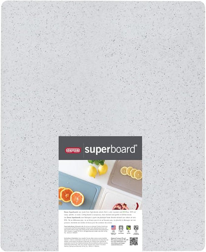 Dexas Superboard Reversible Pastry Board, 14 x 17 Inches, Granite Color