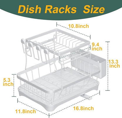 LIYI Dish Drying Rack, Large Dish Rack