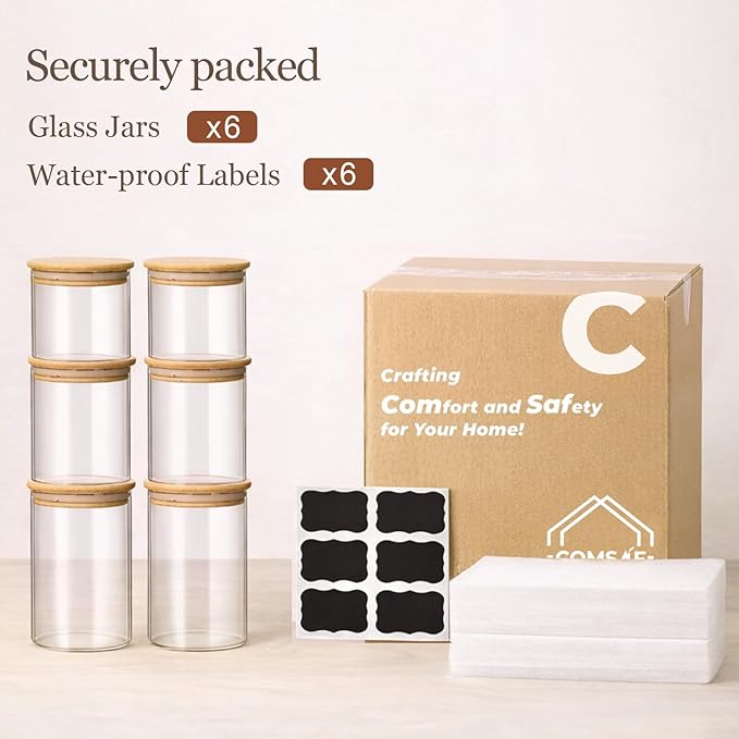 ComSaf Glass Storage Containers