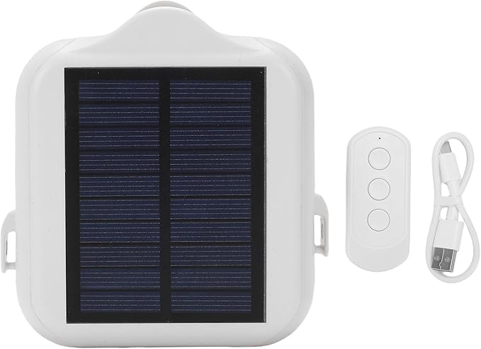 ZIZEV Solar Powered Smart Curtain Motor, APP Remote Control Automatic Curtain
