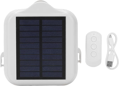ZIZEV Solar Powered Smart Curtain Motor, APP Remote Control Automatic Curtain