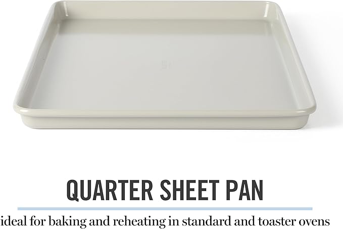 Martha Stewart Gallen 13 x 9 Inch Nonstick Carbon Steel Cookie Sheet – Cool Grey