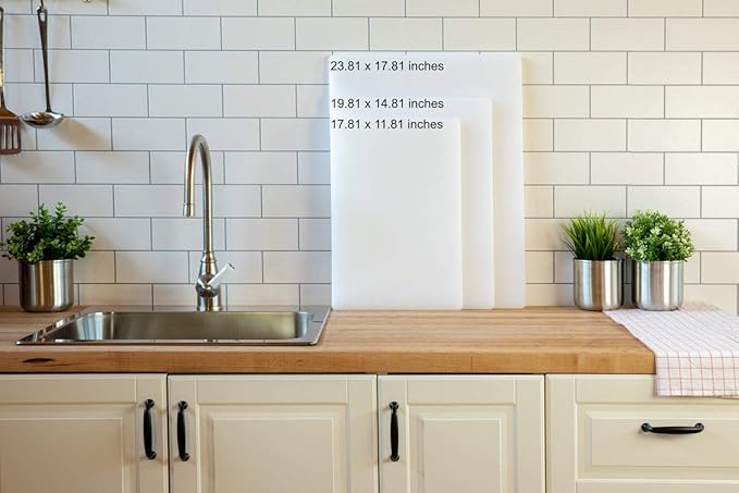 Thirteen Chefs 24 x 18 Large Yellow Cutting Board