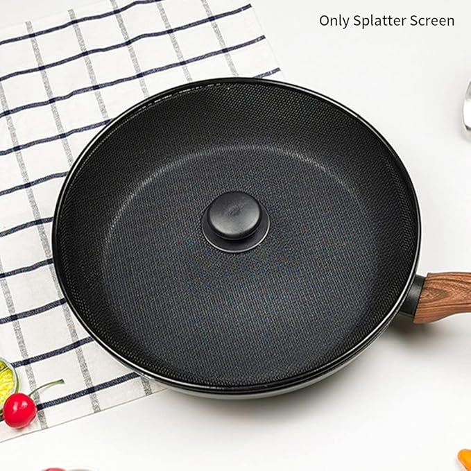Splatter Screen, Frying Pan Splatter Screen, Splash Guard Lid