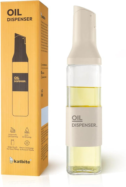 katbite 16oz Glass Olive Oil Dispenser Bottle
