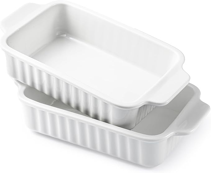 Small Casserole Dishes for Oven - 30 Oz Ceramic Baking Dish - 9x5 Rectangular
