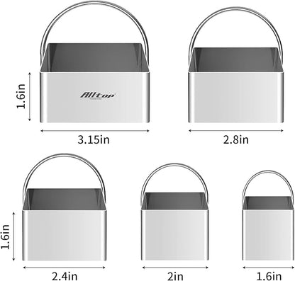 ALLTOP 5 Pieces Biscuit Cutter