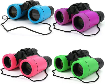 Scotamalone Kids Binoculars Shock Proof Toy Binoculars Set for Age 3-12 Years Old Boys Girls Bird Watching Educational Learning Hunting Hiking Birthday Presents