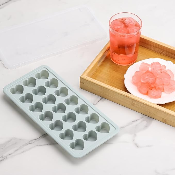 Heart Shaped Ice Cube Trays