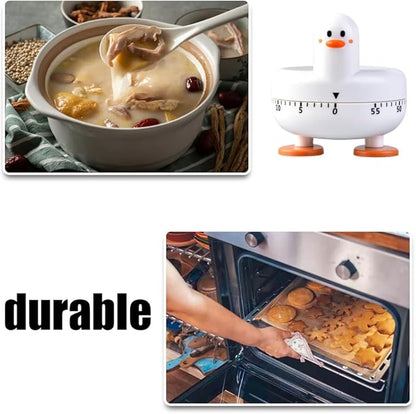 Cooking Timer Cute Duck Kitchen Timer 60 Minute Wind Up Mechanical Rotating