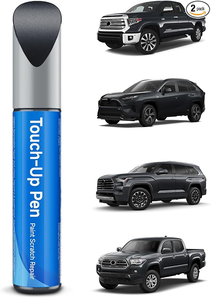 Touch Up Paint Compatible with Toyota Exact Match Touch Up Paint Car Scratch Repair (Slate Metallic（1F9）)