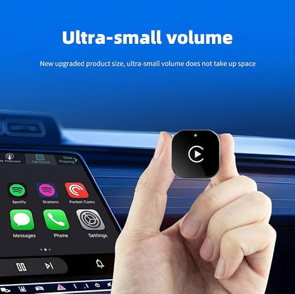 2 in 1 Wireless CarPlay and Android Auto Adapter, Plug and Play, Auto-Connect Seamless, Mini Dongle Supports Car with Built-in Wired Car Play/Android Auto