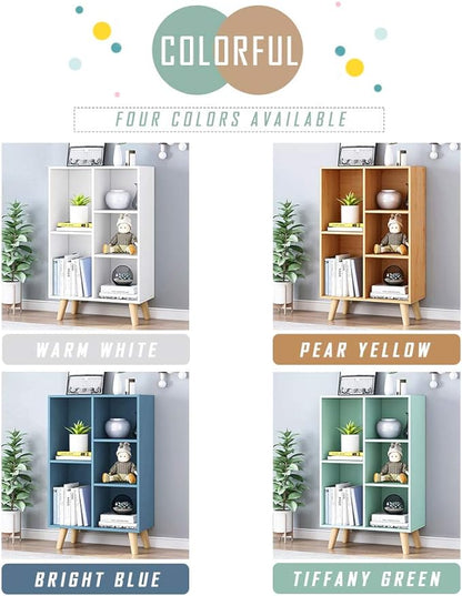 IOTXY Wooden Open Shelf Bookcase