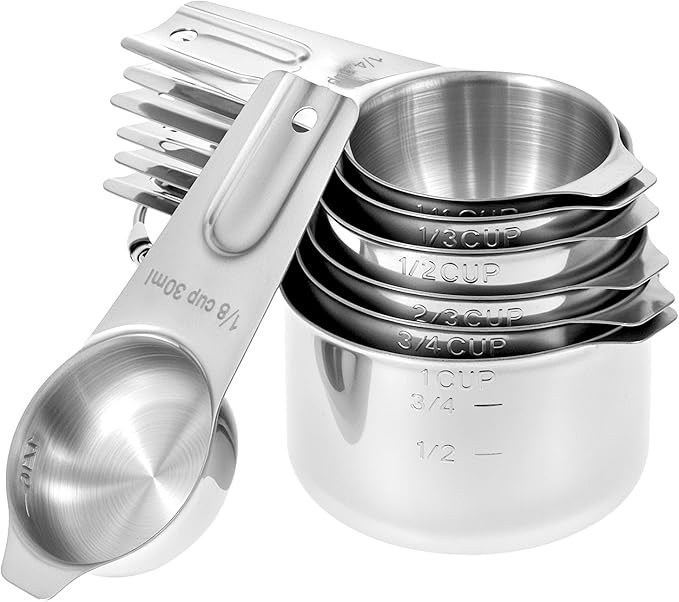QWORK Stainless Steel Measuring Cups