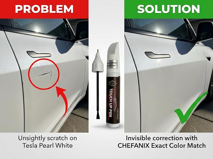 Celestite (1K3) Touch Up Paint Pen Compatible with Toyota - Exact Color Match, 2-in-1 Brush & Pen,Car Paint Scratch Repair Kit for RAV4/Camry/Corolla/Tacoma/Highlander/Sienna