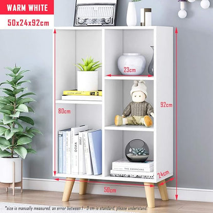 IOTXY Wooden Open Shelf Bookcase