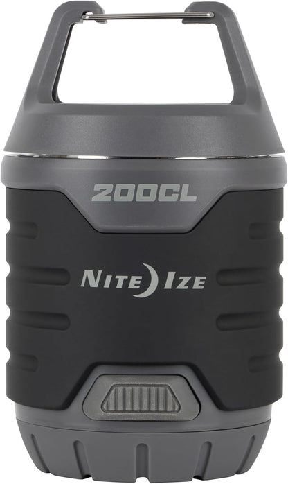Nite Ize Radiant 200 Collapsible LED Lantern and Flashlight - 200 Lumen Convertible LED Lantern to Flashlight - Compact Essentials for Camping & Hiking Gear