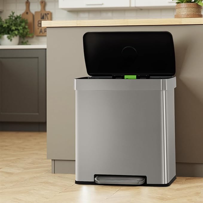 FDW 16 Gallon / 60 L Garbage Can Kitchen Trash Can