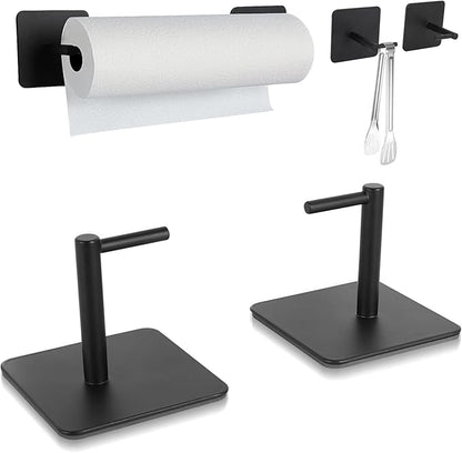Paper Towel Holder Black Magnetic Mount Paper Tower Bar