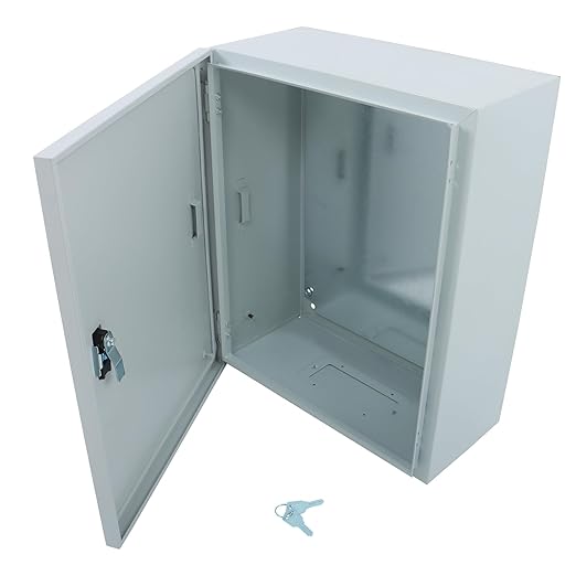NEMA 4X Steel Electrical Box, Keeps Out Rain and Contaminants