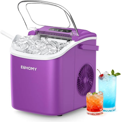 EUHOMY Countertop Ice Maker Machine