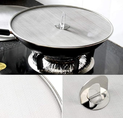304 tainless Steel Splatter Screen Pan Lid