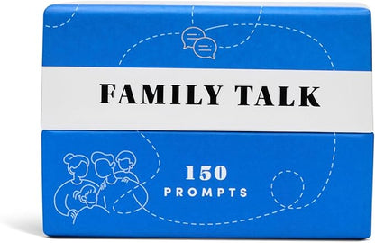 BestSelf Family Talk Icebreaker Deck – 150 Conversation Starters for Family Connections, Fun Bonding, Game Nights