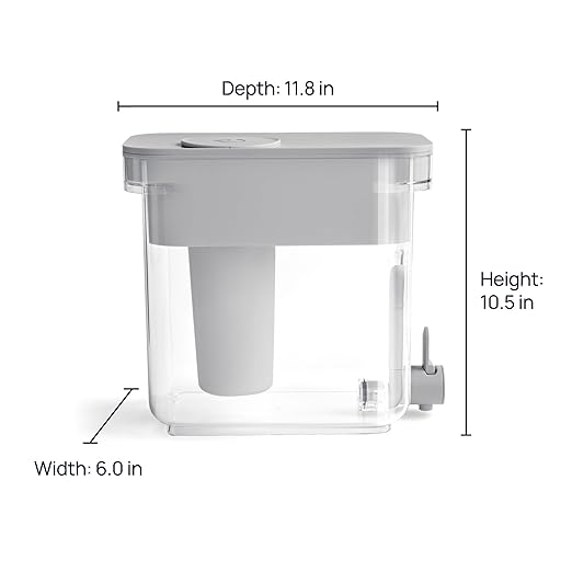Culligan with ZeroWater Technology 23-Cup Water Filter Dispenser – Includes