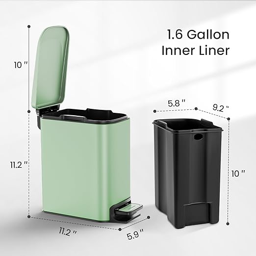 Cesun Small Bathroom Trash Can