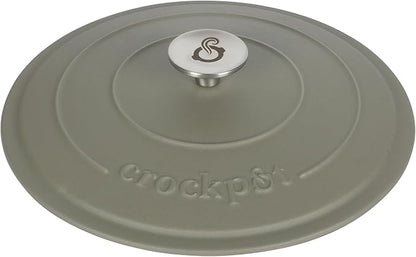 Crock-Pot Artisan 7-Quart Round European Enameled Cast Iron Dutch Oven