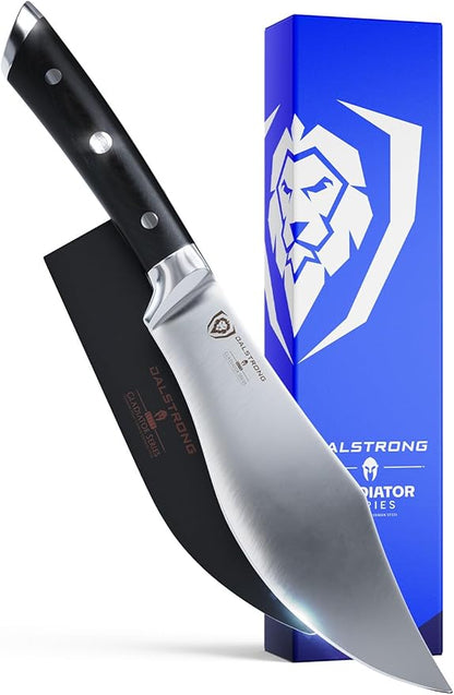 Dalstrong Barong Chef Knife - 7 inch - Gladiator Series Elite - Razor Sharp Kitchen Knife - Forged High Carbon German Steel - Full Tang Cooking Knife Gift - w/Sheath - Chef's Knife - NSF Certified