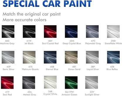 19W Amazon Green Touch Up Paint Compatible with Mazda, DIY Car Paint Scratch Repair, Quick & Easy Fix Automotive Scratch Repair for Tribute
