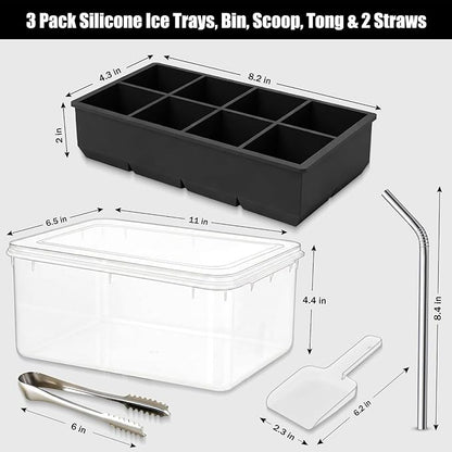 Large Silicone Ice Cube Tray
