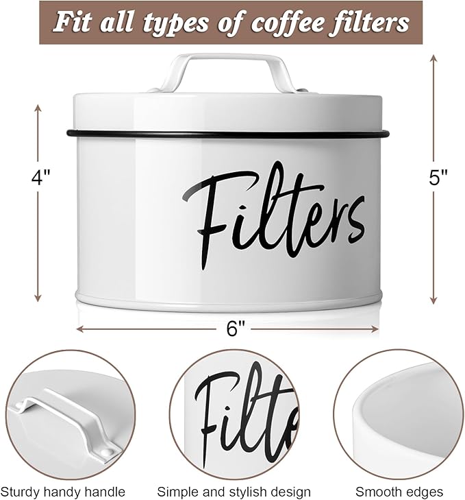 DRASTAR Coffee Filter Holder, Filter Storage