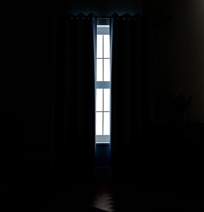 MIUCO Room Darkening Soild Grommet Blackout Curtains Panels