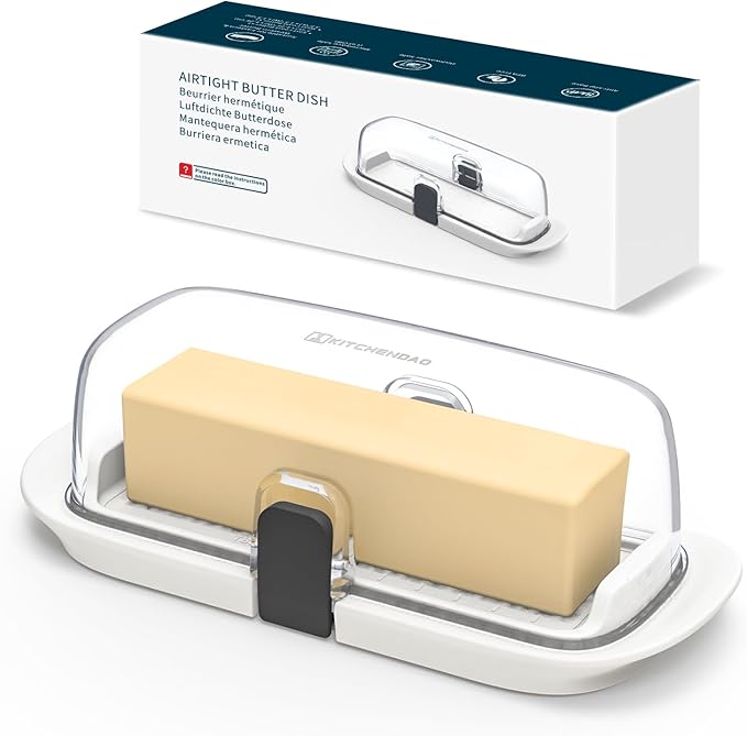 KITCHENDAO One-handed Airtight Butter Dish