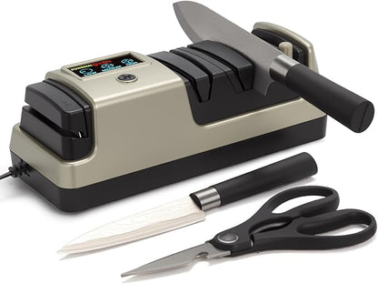 Light Blonde 5 in 1 Electric Knife Sharpener