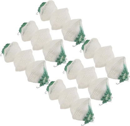 Lantern Mantles Insta-Clip 2#95 Mantles 3-Layer Accordion Shape Gas Lamp/Lantern Mantles with 2 Install Clip (6pcs)