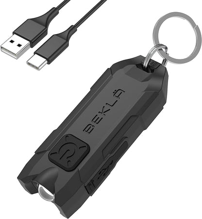 Rechargeable Keychain Flashlight, 120 Lumen Mini Flashlight, EDC Keychain Light, Flashlight Keychain, Small Flashlights.