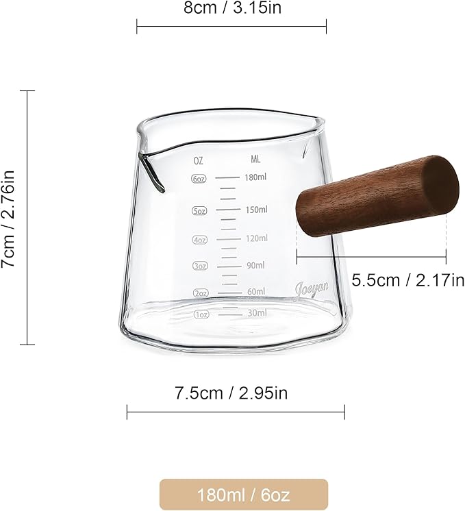 Joeyan 6 oz Glass Measuring Cup