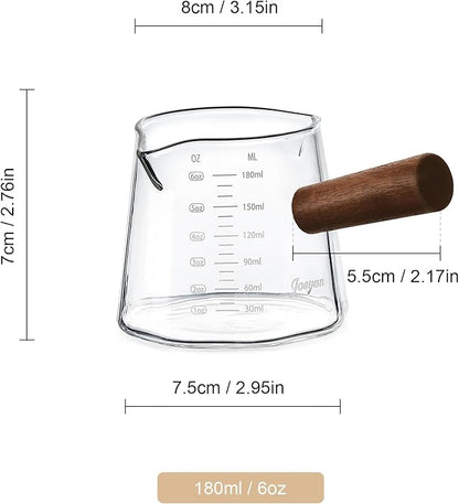 Joeyan 6 oz Glass Measuring Cup