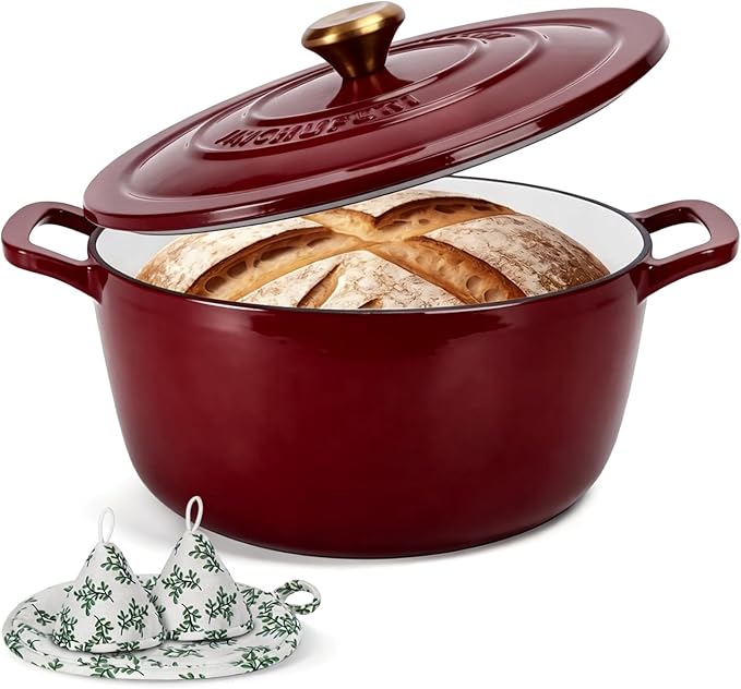 Enameled Cast Iron Dutch Oven