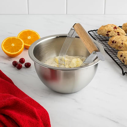 Mrs. Anderson’s Baking 6-Wire Pastry Cutter and Dough Blender, Stainless Steel