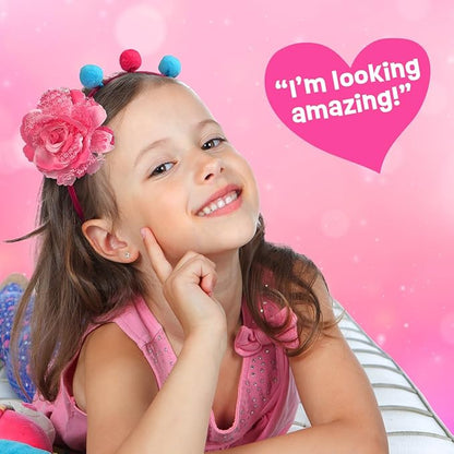 Headband Making Kit for Girls - Make Your Own Fashion Headbands for Kids - DIY Hair Accessories for Girls 4-6 - Arts & Crafts Best Birthday Gifts Ideas - Art Gift for 4 5 6 7+ Year Old Girl
