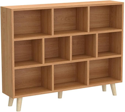 IOTXY Wooden Open Shelf Bookcase