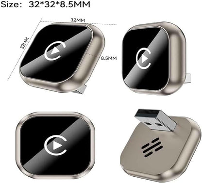 Wireless Carplay Adapter for Mercedes Benz GLA‑Class 2016 2017-2022 2023 2024 2025 2026, 2-in-1 Plug and Play Android Auto Carplay Adapter Car Play Dongle Convert Wired to Wireless CarPlay