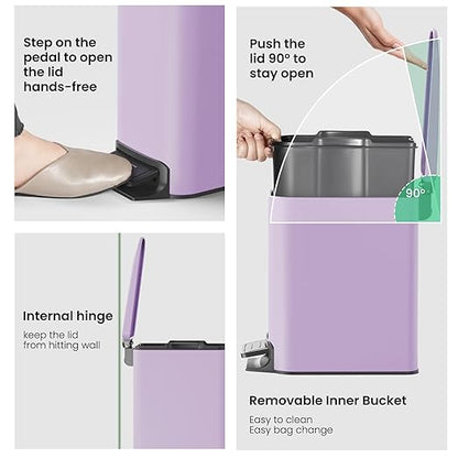Cesun Small Bathroom Trash Can